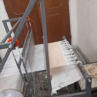 فروش دستگاه کاربافی با چله و وسایل همراه