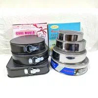 الک استیل و قالب کیک