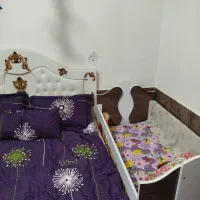 تخت خواب دونفره.با تخت خواب بچه|تخت و سرویس خواب|لردگان, |دیوار