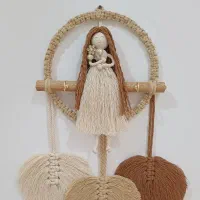 جا کلیدی، جاحوله ای ،رومیزی،آینه ،کوسن مکرومه