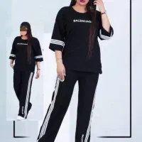 ست تیشرت و شلوار گلکسی بالنسیاگا