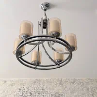 لوستر و آباژور استیل