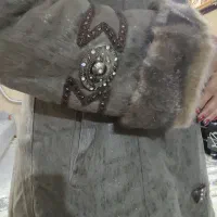 پالتو مجلسی زنانه خز دار خارجی درحد نو|لباس|مشهد, یوسفیه (شهرک غرب)|دیوار