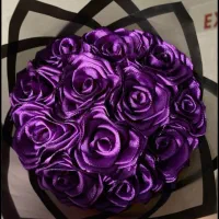 گل روبانی زیبا|گل مصنوعی|شاهین دژ, |دیوار