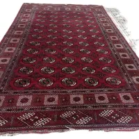 فرش کناره سجاده قالیچه دستباف ترکمن