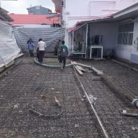 بتن ریزی و کفسازی بهمراه ماله پروانه ای|خدمات پیشه و مهارت|رشت, لاکانی|دیوار