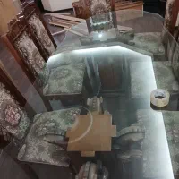 مبل با میز نهار خوری سلطنتی چوب روس اصل