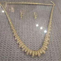 سرویس طلا طرح شیک وکلاسیک درحدنو
