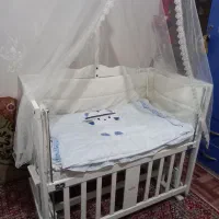 گهواره نوزادی در حد نو|تخت و سرویس خواب|اردبیل, |دیوار