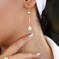 گوشواره ترند طلا ستاره ای با کمترین اجرت|جواهرات|قم, امامزاده ابراهیم|دیوار