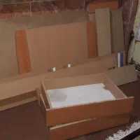 تخت خواب نوجوان با تشک|تخت و سرویس خواب|رامهرمز, |دیوار