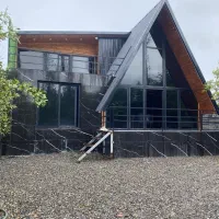 کلبه چوبی استخر دار سر پوشیده