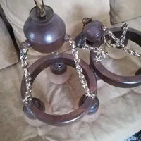 یه جفت لوستر آویز. سالم. پرند کیسون. فوری فروشی