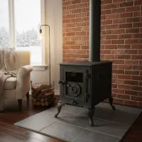 بخاری چدنی هیزمی طرح ترک