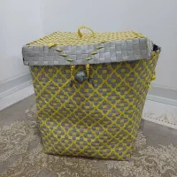 سبد حصیری در دار|صنایع دستی و سایر لوازم تزئینی|ساوه, |دیوار