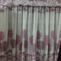 فروش پرده اناق خواب به انضمام تخت فلزی