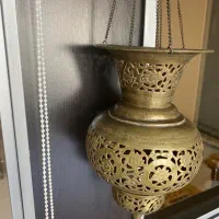 قندیل برنجی عتیقه بسیار تمیز و استثنایی|کلکسیون اشیاء عتیقه|تهران, ونک|دیوار