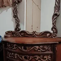 تخت دو نفره چوب گردو|تخت و سرویس خواب|ورامین, ورامین|دیوار