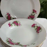 ظروف چینی گل سرخی یاماتسو ژاپن و غیره|ظروف سرو و پذیرایی|تهران, خاوران|دیوار