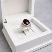 انگشتر عقیق سرخ یمنی