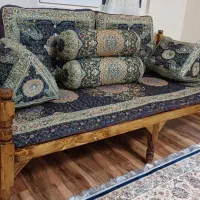 کرسی چوبی لاجوردی یک در یک تخته خور با دقت بالا|بخاری، هیتر، شومینه|تهران, شهید رجایی|دیوار