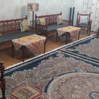 مبل سنتی ده نفره|مبلمان خانگی و میز عسلی|سیرجان, |دیوار