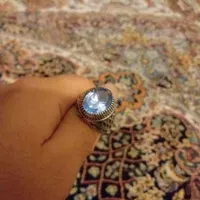 انگشتر نقره سنگ توپاز|جواهرات|جوانرود, |دیوار