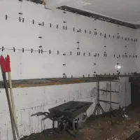 کاشی کاری وسنگ کاری ساختمان پله وبغل