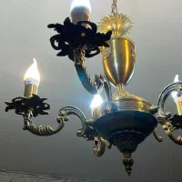 ۳ عدد لوستر برنز سنگین|لوستر و چراغ آویز|تهران, صادقیه|دیوار