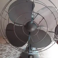 سینی مسی. انتیک.پنکه قدیمی امریکایی سالم گردش سالم