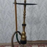 قلیان برنجی ارتفاع ۸۵ سانت