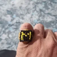 انگشتر عقیق اصل یمنی با انگشتر دست ساز|جواهرات|کیش, |دیوار