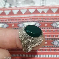 فروش انگشتر عقیق سبز