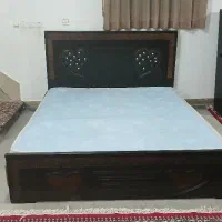 تختخواب دونفره با تشک رویال در حد نو|تخت و سرویس خواب|نظرآباد, شهرک سید جمال الدین|دیوار