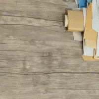 میز برش بزرگ‌ و نو،پایه آهنی بزرگ، ام دی آف