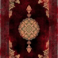 خرید فرش کلاسیک لاکی به صورت چکی