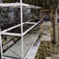 فروش دو عدد قفسه آهنی