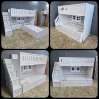 تخت دوطبقه مدل 7 چوبین پلاس