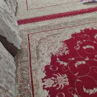 یک جفت فرش 9 متری ماشینی سالم و تمیز کبیر یزد|فرش|یزد, |دیوار