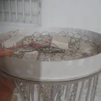 لوستر با ریموت و دو تا چراغ سقفی