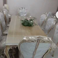 مبل استیل ۷نفره و۲ عددصندلی میزبان