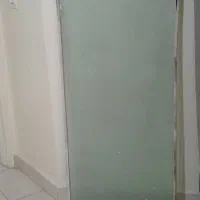 درب حیاط خلوت باشیشه دوجداره