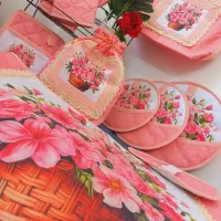 سرویس آشپزخانه گلبهی