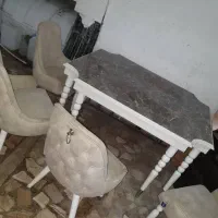 میز ناهارخوری طرح ماربل|میز و صندلی غذاخوری|رشت, نظری|دیوار