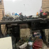 میزکار اهنی سنگین با کشو و لوازم کامل مکانیکی