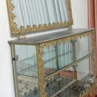 آینه کنسول برنز و میز تلویزیون|بوفه، ویترین، کنسول|تویسرکان, |دیوار