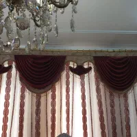 پرده کلاسیک|پرده، رانر، رومیزی|میانه, |دیوار