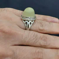 انگشتر تمام دست ساز عقیق سلیمانی