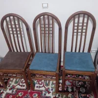 صندلی نهارخوری سا لم چوبی|میز و صندلی غذاخوری|اسکو, |دیوار