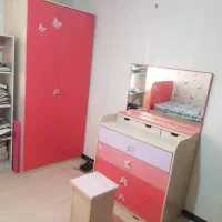 ست ۳ تکه تخت و کمد ومیز توالت|تخت و سرویس خواب|تهران, بلورسازی|دیوار